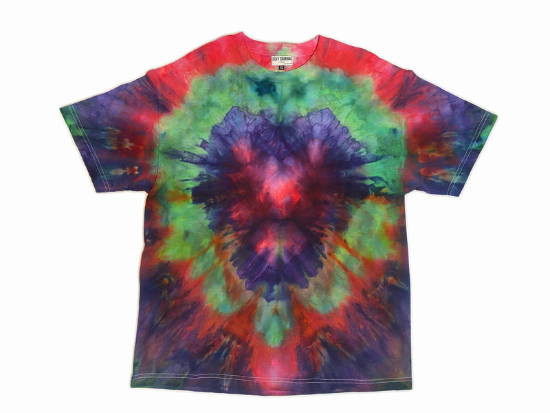 Heart 001 Tie Dye Tee