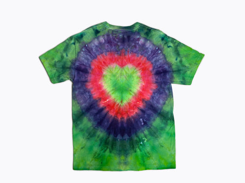 Heart 004 Tie Dye Tee