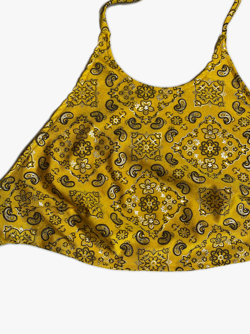 Crazy Paisley Halter top