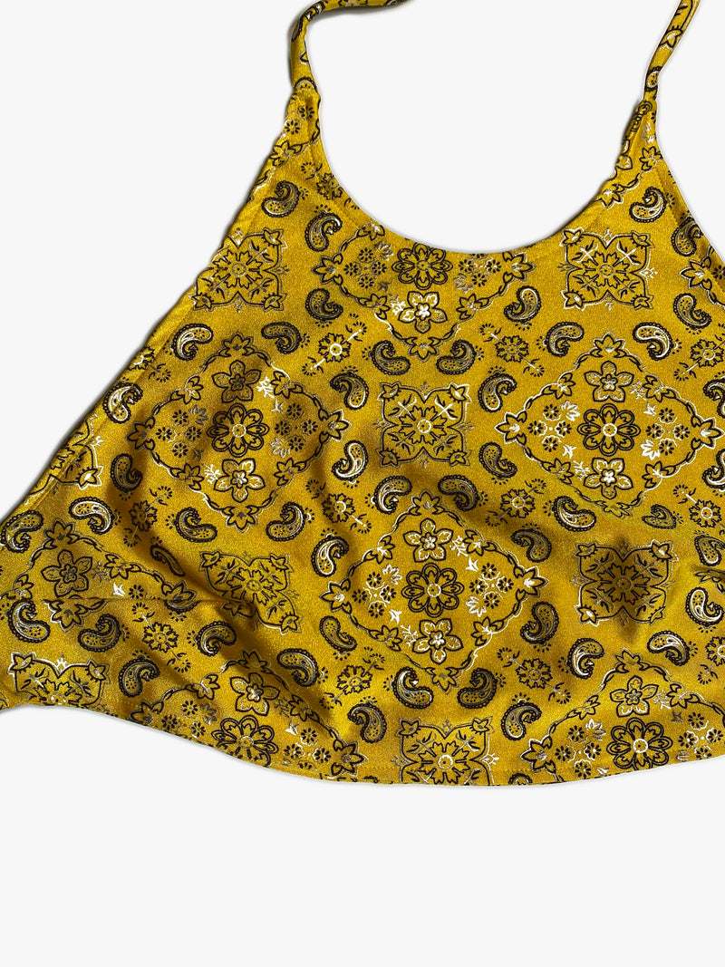 Crazy Paisley Halter top