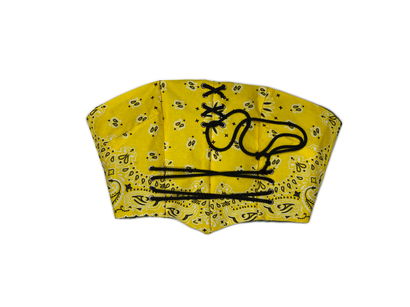 Lemonade Paisley Print Corset