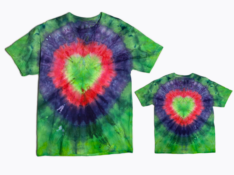 Heart 004 Tie Dye Tee