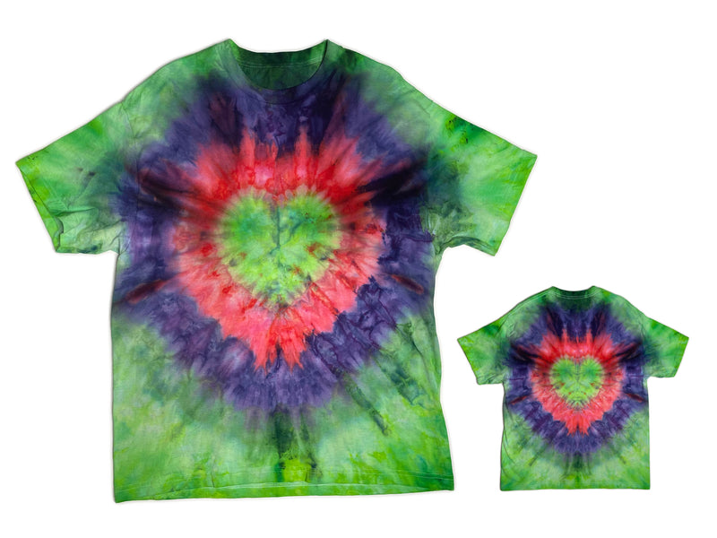 Heart 005 Tie Dye Tee