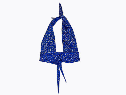 Royal Blue Halter Top