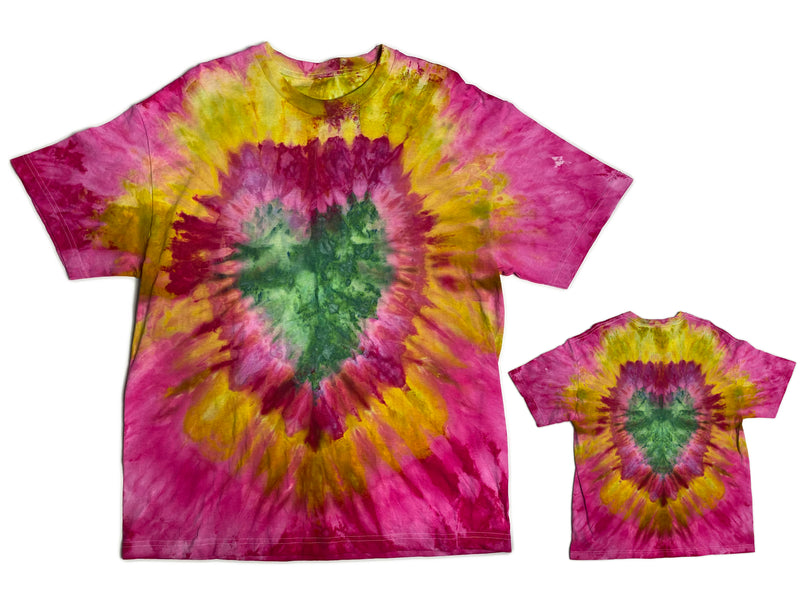 Heart 007 Tie Dye Tee