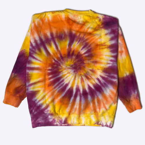 Sunset Spiral Crew Neck-Xtra Large