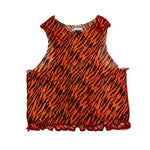 Orange Zebra Tank