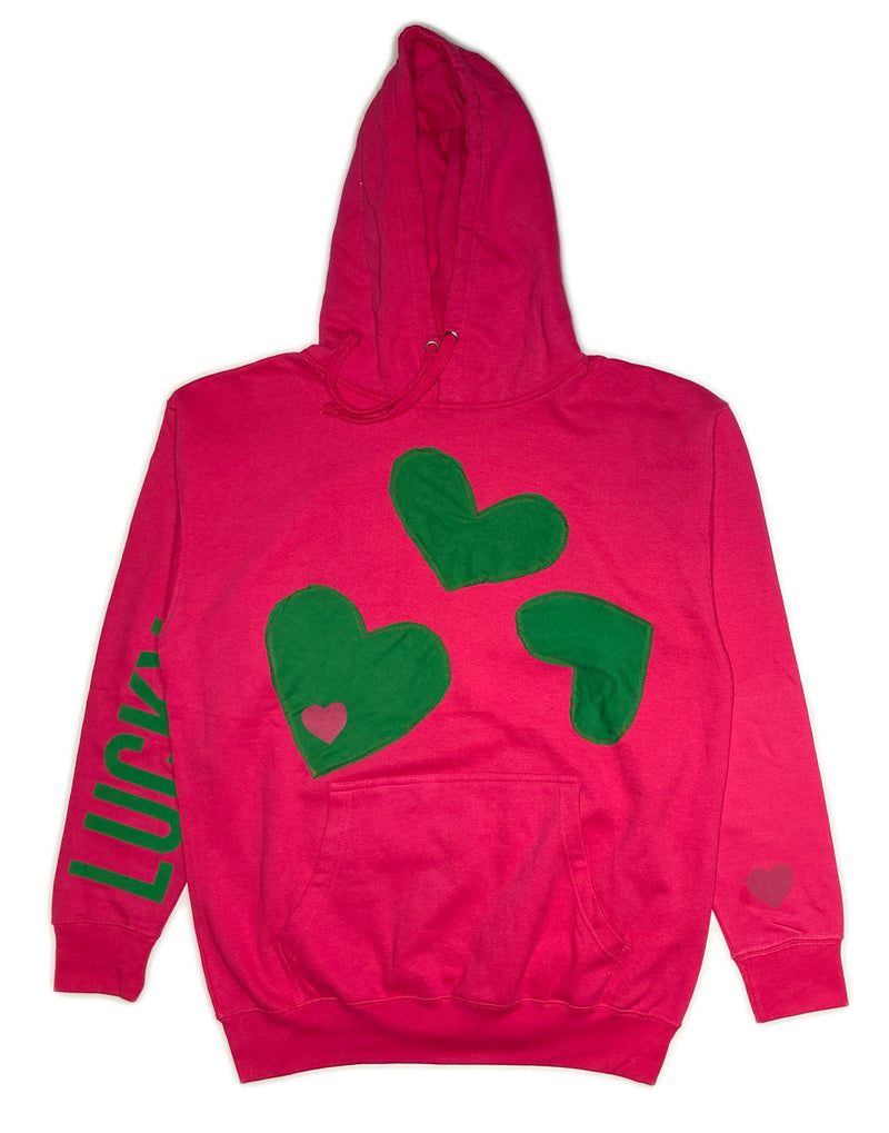 3 Of Hearts Hoodie- Large