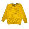 Hand Embroidered Smiley Crew Neck