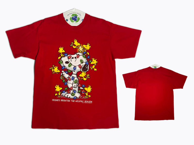 Holiday Snoopy Vintage Tee- SIZE LARGE