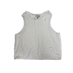 White Mesh Tank-MEDIUM