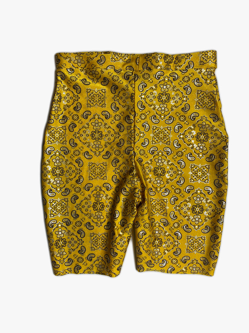 Paisley Biker Shorts
