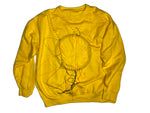 Hand Embroidered Flower Crew Neck-2XL