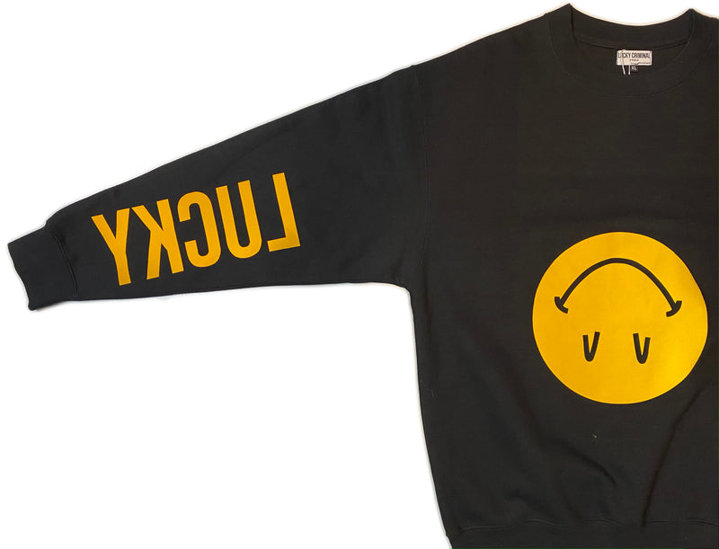 Be Happy 😃 Crew Neck Sweater