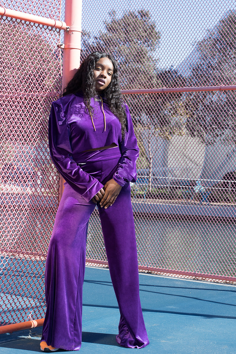 Velvet Track Pants