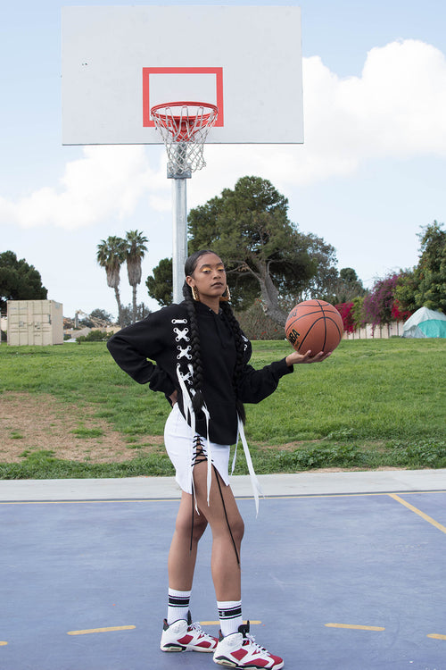 Laced Up Hoodie