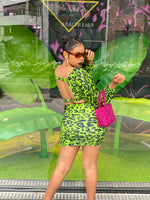 Wild Thang Silky Cheetah Print Set