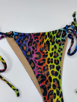 Neon Gumbo Cheetah Bikini Set