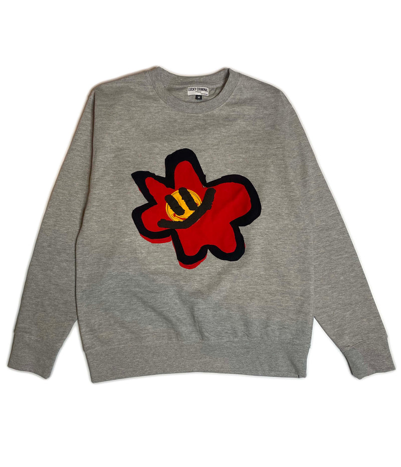 Smiling Flower Crew Neck