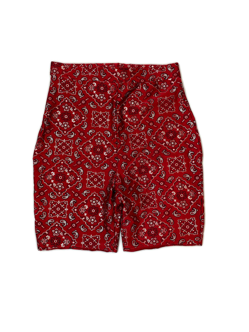 Paisley Biker Shorts