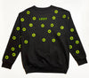Green Machine Daisies Crew Neck Sweater- Xtra Large
