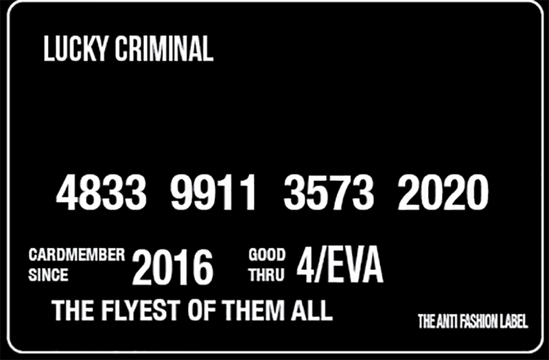 The LUCKY CRIMINAL Gift Card