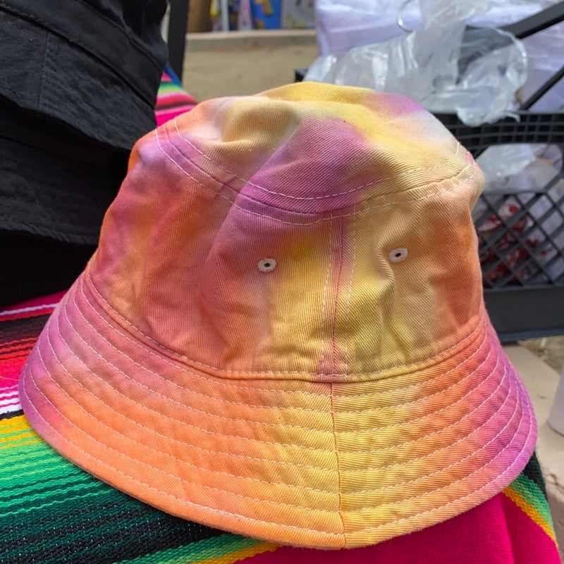 Sunset tye dye bucket hat!!!!