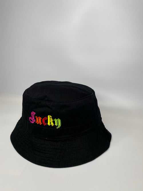 Double sided LUCKY CRIMINAL BUCKET HAT