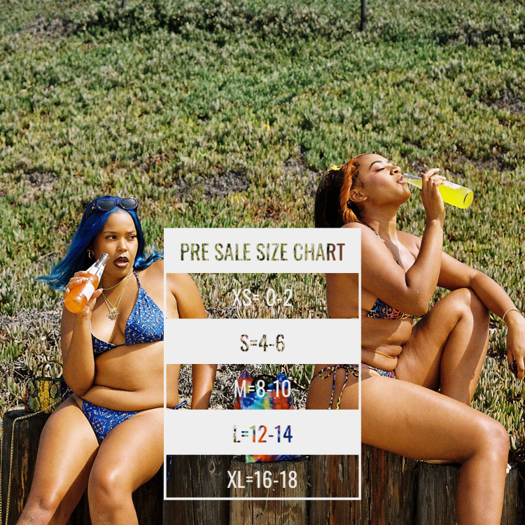 Neon Gumbo Cheetah Bikini Set