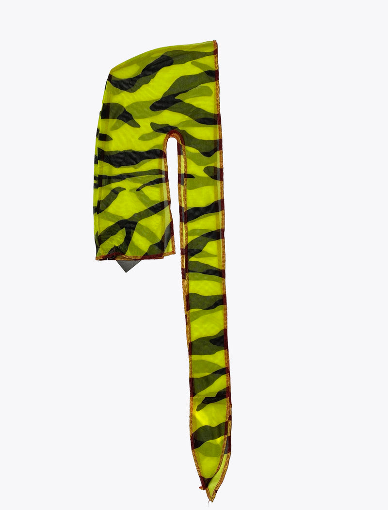 Neon Zebra Wave Cap